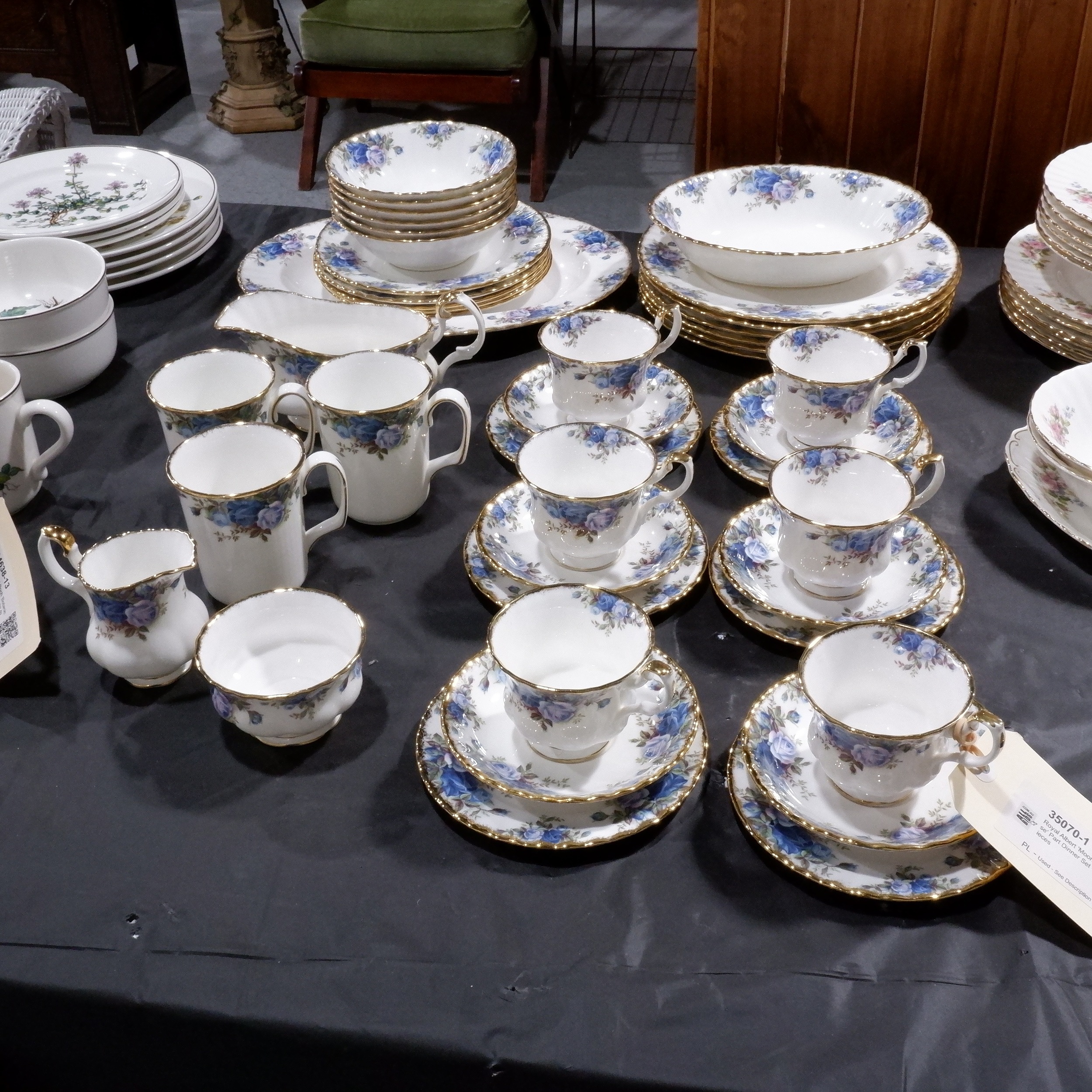 Royal Albert Moonlight Rose Part Lot Allbids