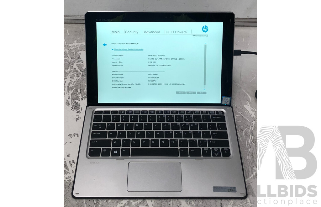 Hp Elite X G Intel Core Lot Allbids