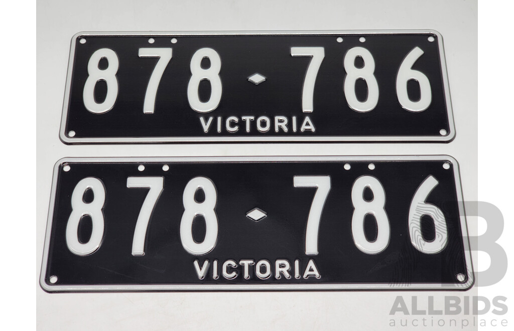 Victorian VIC Custom 6 Digit Numerical Lot 1504883 CARBIDS