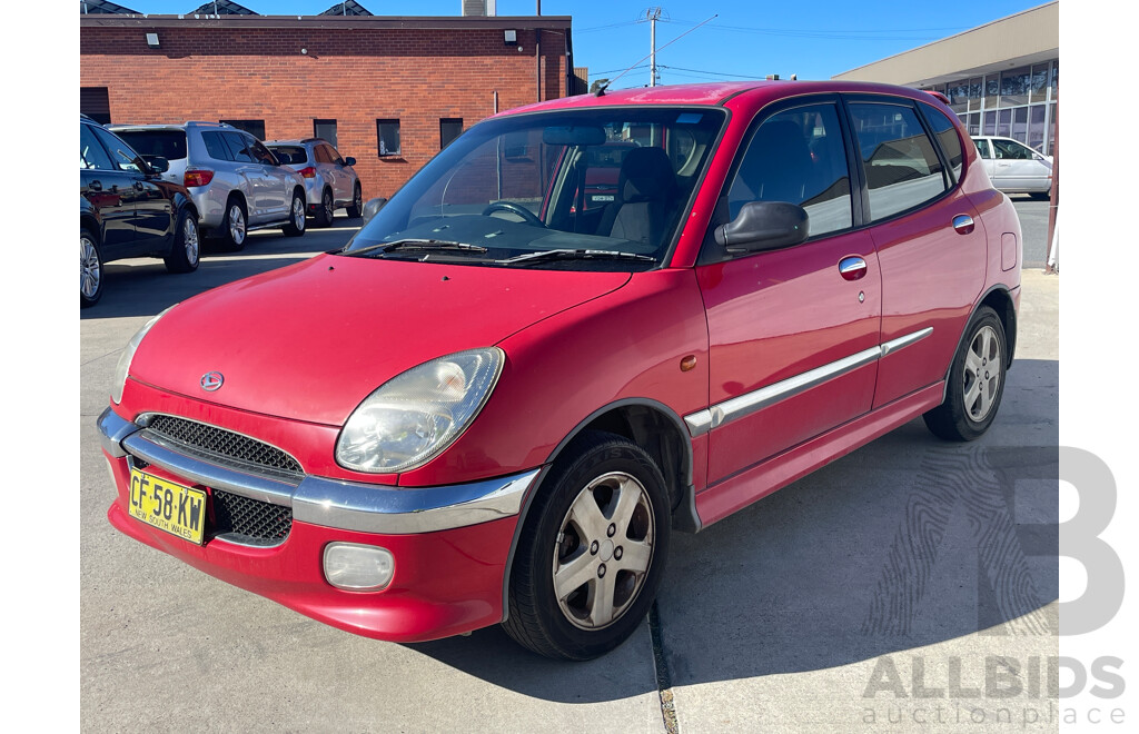 11 2000 Daihatsu Sirion GTvi 5d Lot 1480296 CARBIDS