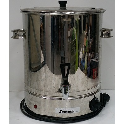 Jomack 20 Litre Stainless Steel Hot Water Urn