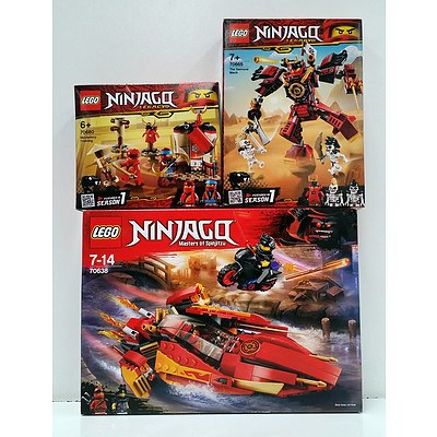 Lot Of Ninjago Lego - Brand New - Lot Of Three
