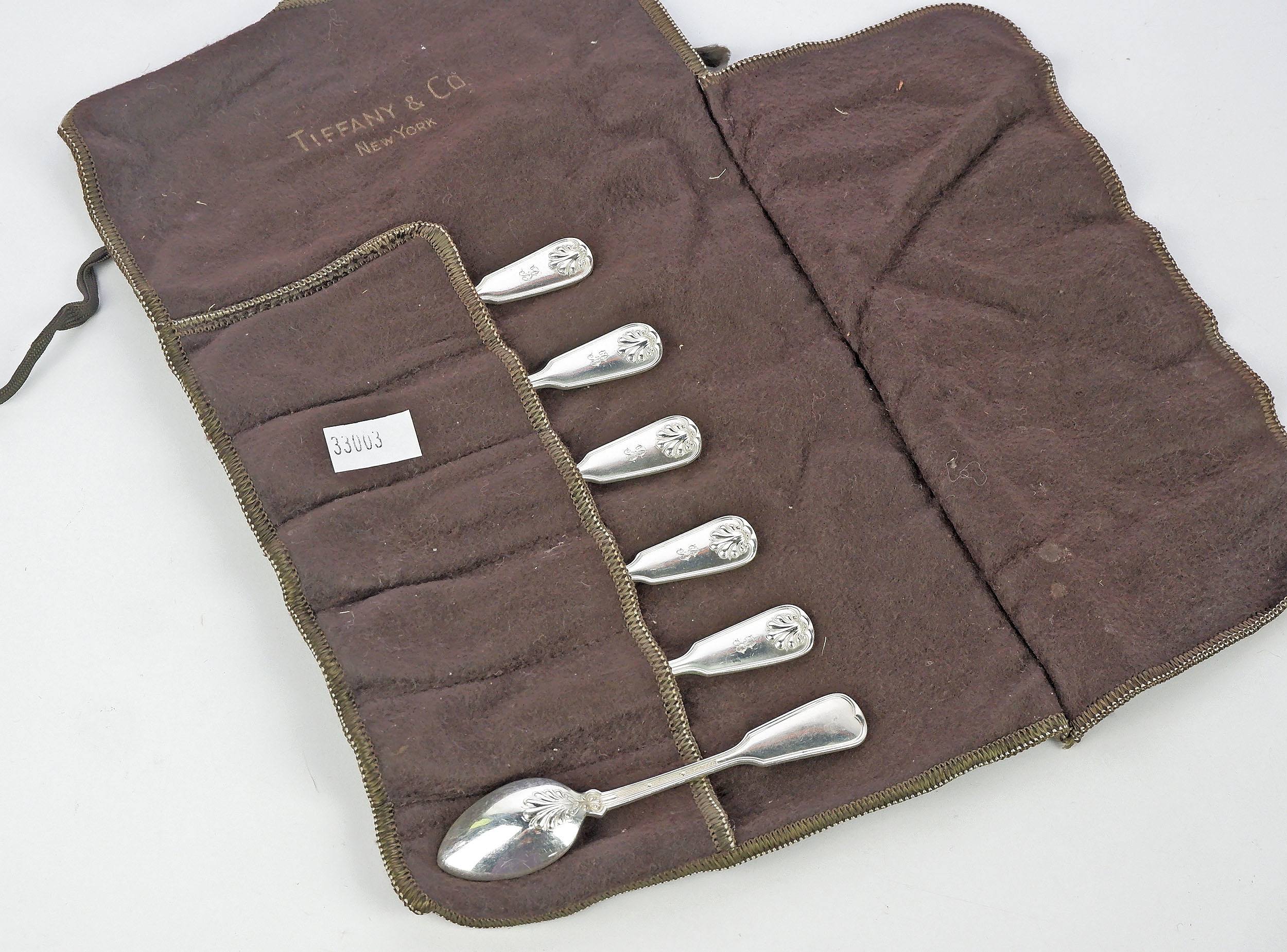 'Tiffany & Co New York Sterling Silver Demitasse Spoons, 112g'