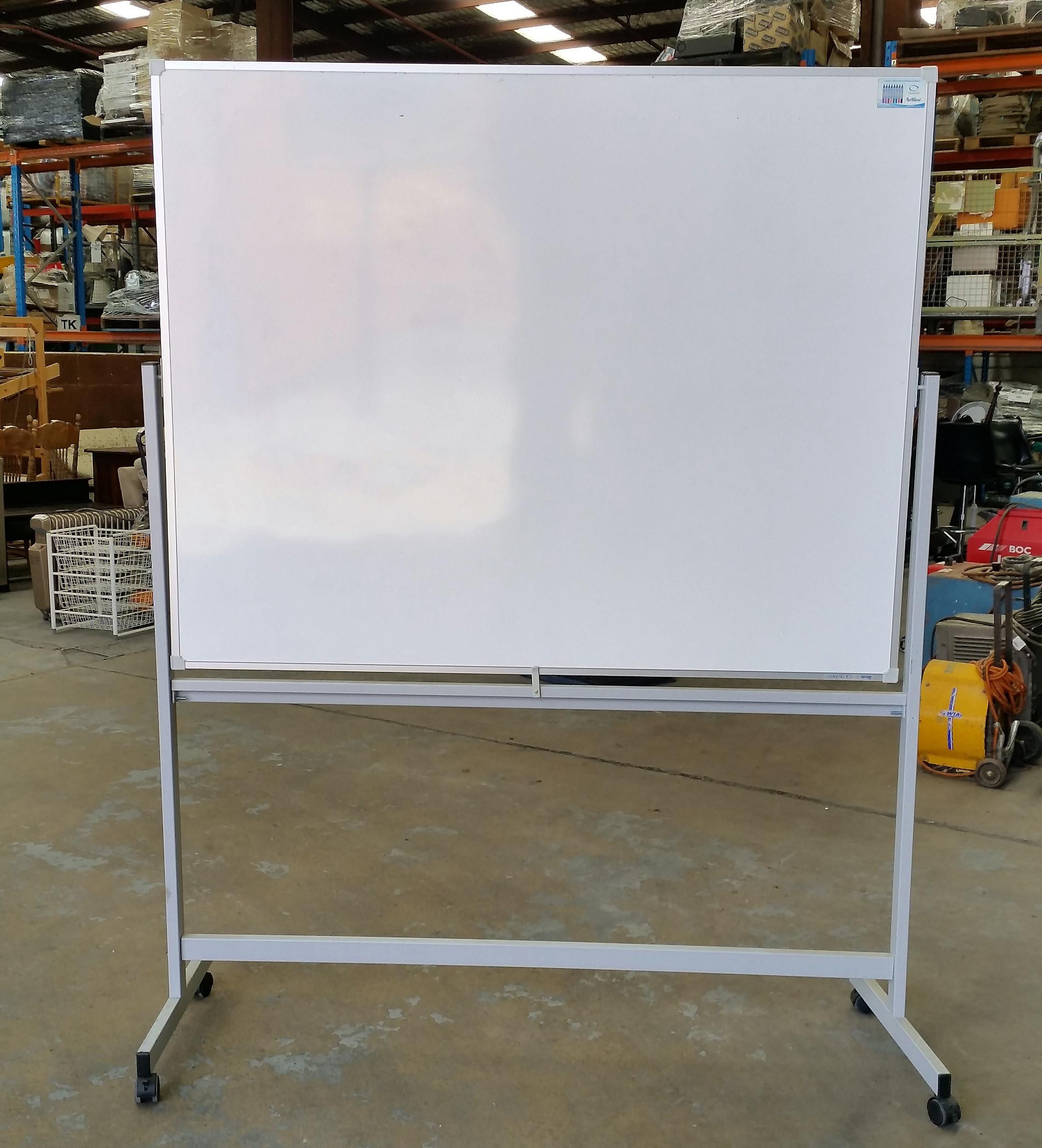 Double Sided White Board On Wheels - Lot 1172382 | ALLBIDS