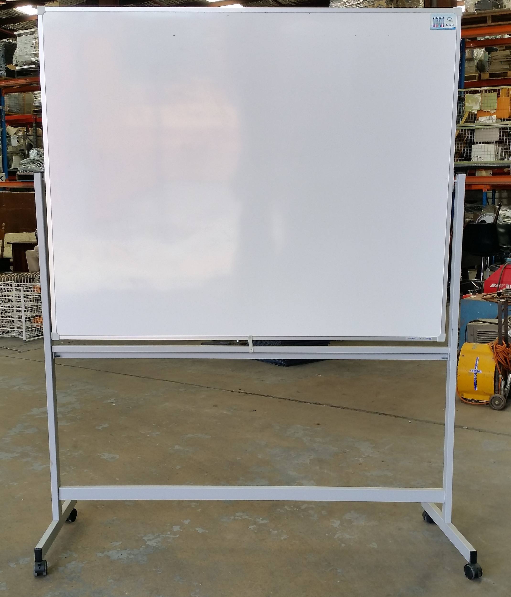 Double Sided White Board On Wheels - Lot 1172380 | ALLBIDS