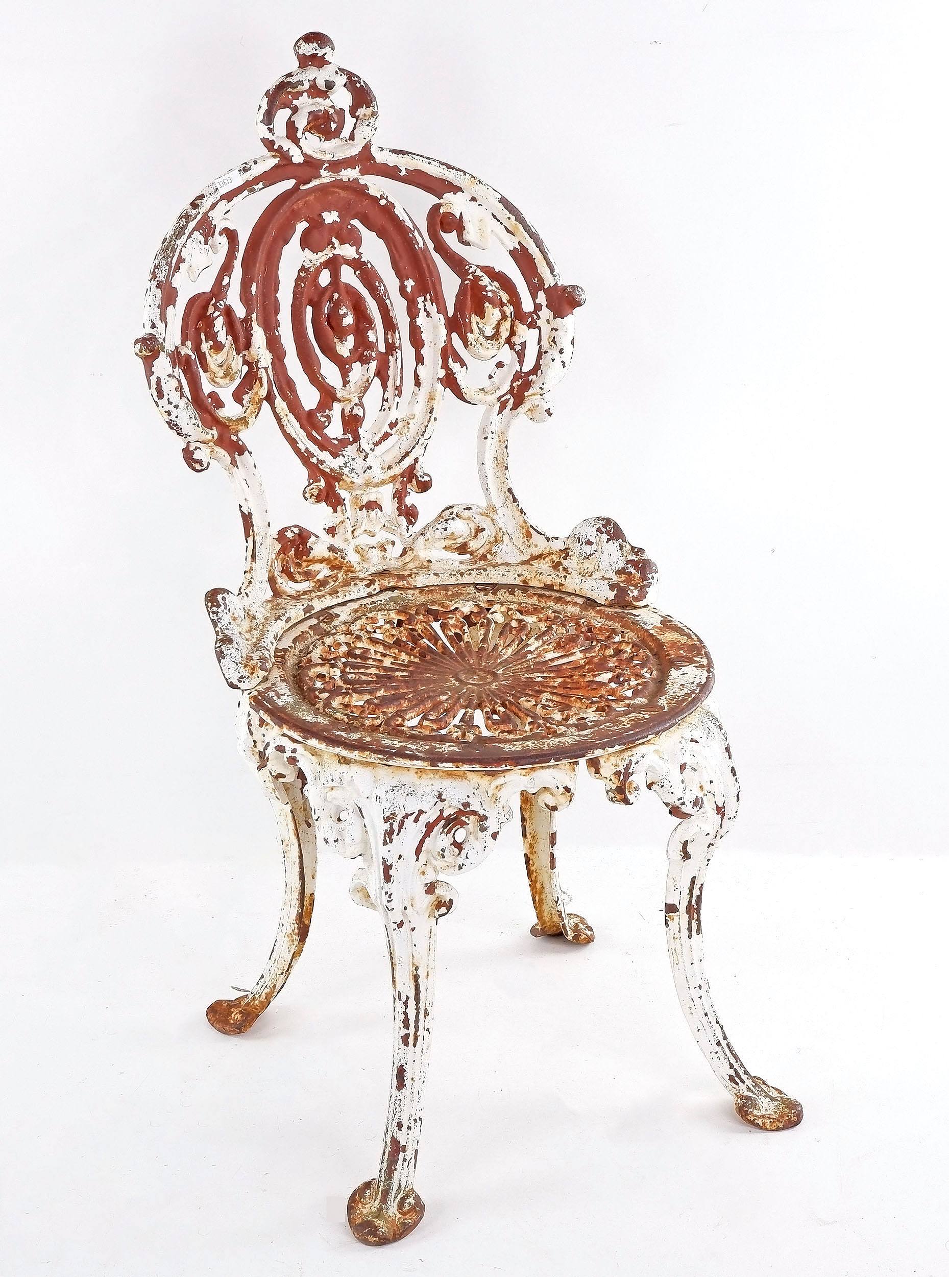 'Victorian Cast Iron Garden Chair'