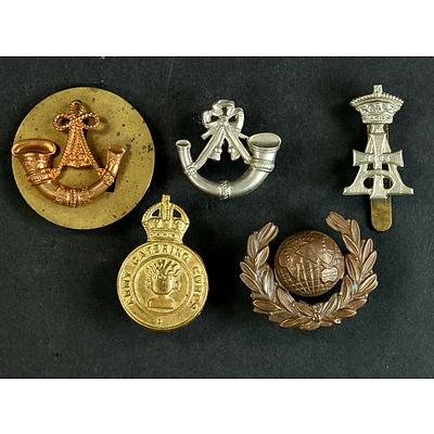 5x British Army Badges