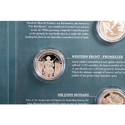 First World War Silver Commemorative Medal Set