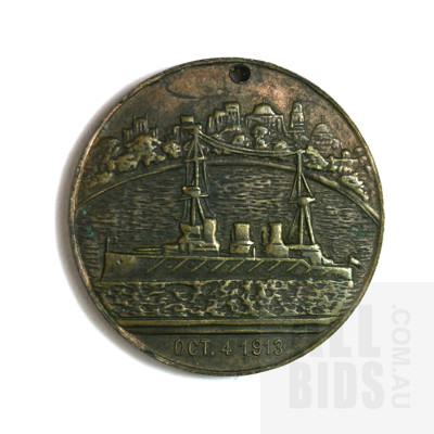 1913 Commonwealth Fleet Visit To Sydney Medal