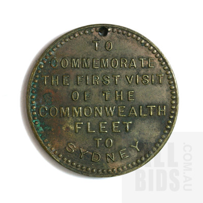 1913 Commonwealth Fleet Visit To Sydney Medal