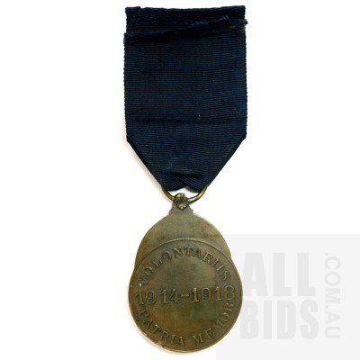 Belgian Combatants Medal 1914-1918