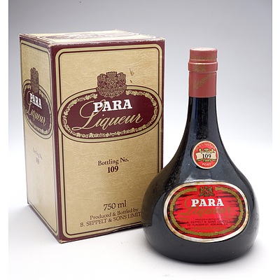 Para Liqueur Port No 109 750ml - Lot 1170774 | ALLBIDS