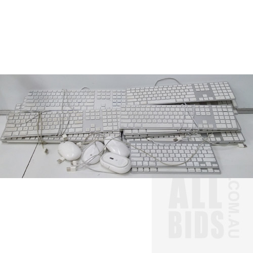 Apple Mice and Keyboards - Lot of 26