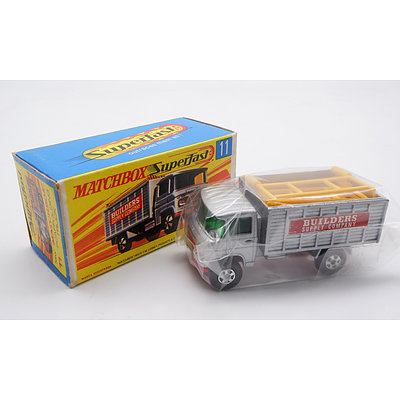 Vintage Matchbox Superfast No 11 'Scaffolding Truck'