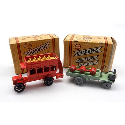 Two Vintage Charbens Miniature Series Models - No 9 1903 Standard and No 5 1914 Old Bill (2)