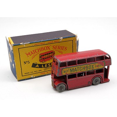 Moko Lesney 'Matchbox' Series No 5 'No5 London Bus'