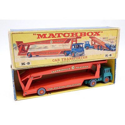 Vintage Lesney Matchbox Series No K-8 Car Transporter
