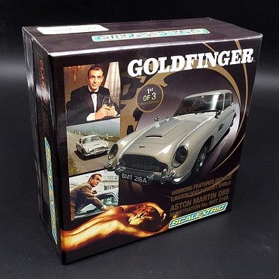 Scalextric, Aston Martin DB5, James Bond Goldfinger, 1283/6500, 1:32 Scale Model
