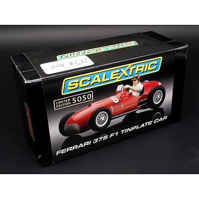 Scalextric, Ferrari 375 F1 Tin Plate Car, Limited to 5050, 1:32 Scale Model