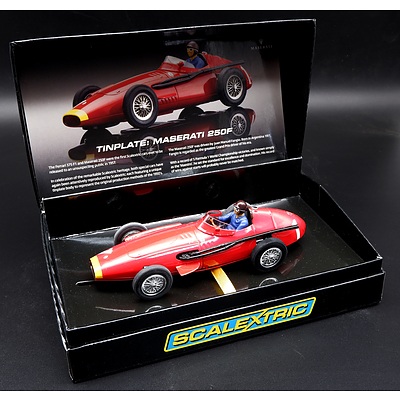 Scalextric, Maserati 250F Tinplate Car, Limited to 5050, 1:32 Scale Model