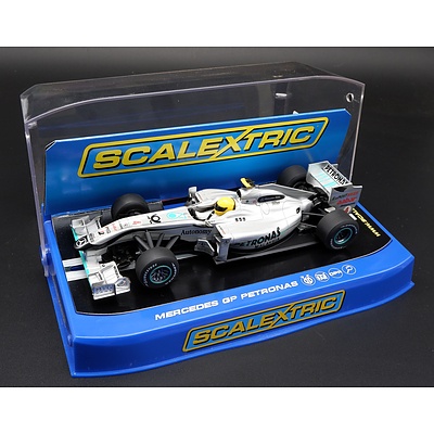 Scalextric, Mercedes GP Petronas, Rosberg, 1:32 Scale Model