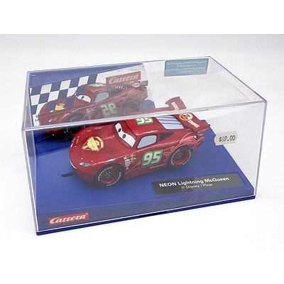Carrera, Disney Pixar Neon Lightning McQueen, 1:32 Scale Model