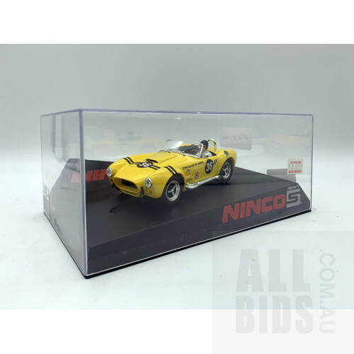 Ninco, AC Cobra Yellow Sport, 1:32 Scale Model