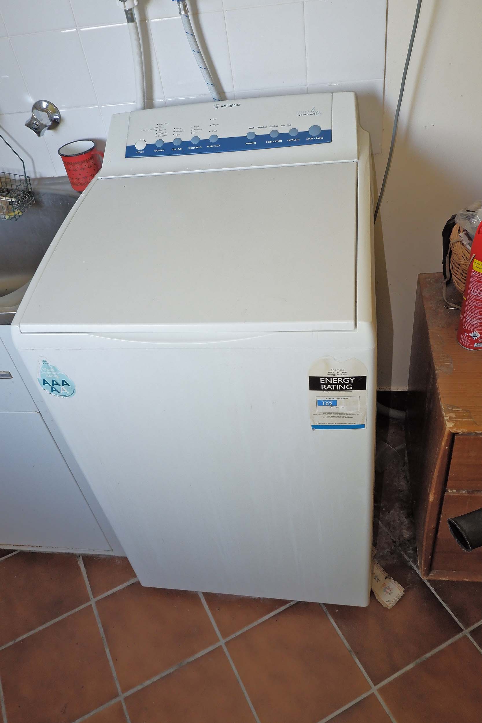 westinghouse lt608s washing machine