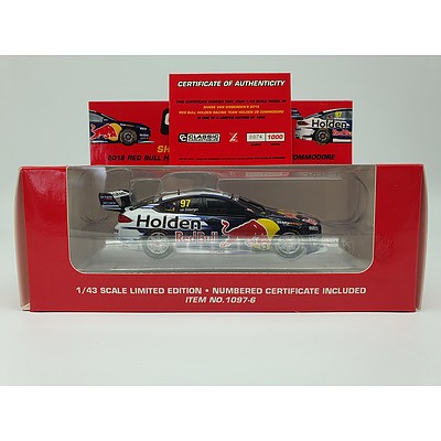 Classic Carlectables - 2018 Holden ZB Commodore Shane Van Gisbergen Red Bull 874/1000 1:43 Scale Model Car