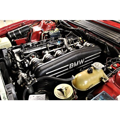 1/1989 Bmw 635 CSi (M635csi Replica) 2d Coupe Red 3.5L M88/3