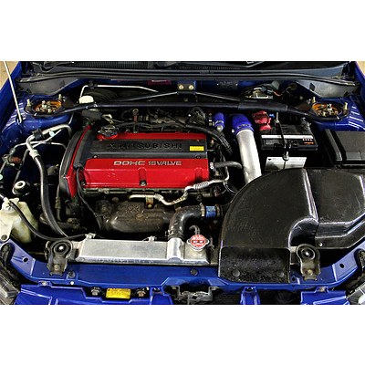 3/2001 Mitsubishi Lancer Evolution VII 4d Sedan Blue 2.0L