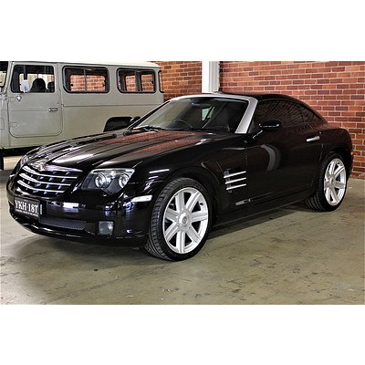 9/2004 Chrysler Crossfire Limited ZH 2d Coupe Black 3.2L