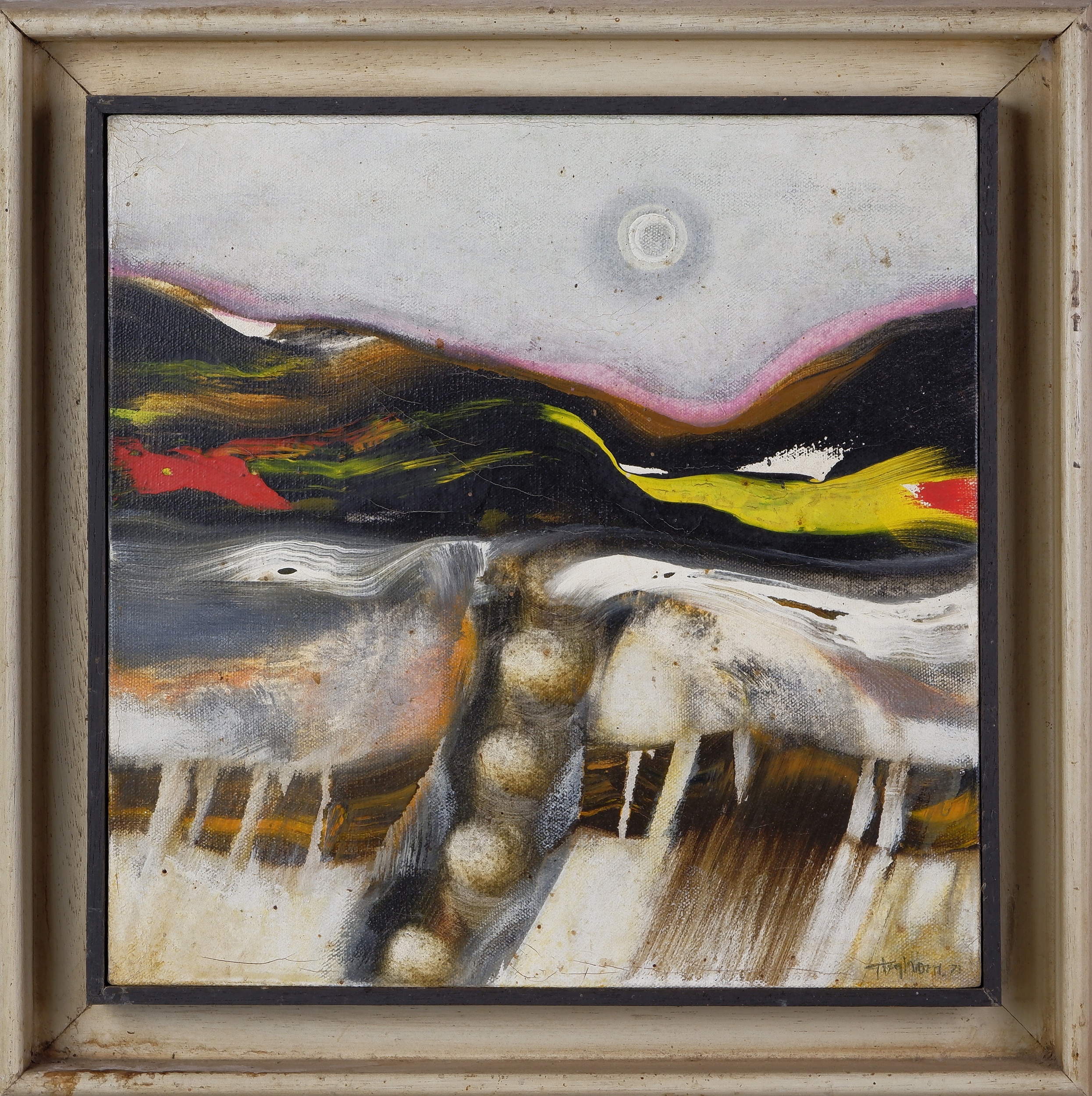 'Thomas Gleghorn (born 1925), Untitled (Landscape) 1971, Oil on Canvas'