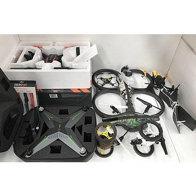 Drones And Accessories -Lot Of Eight