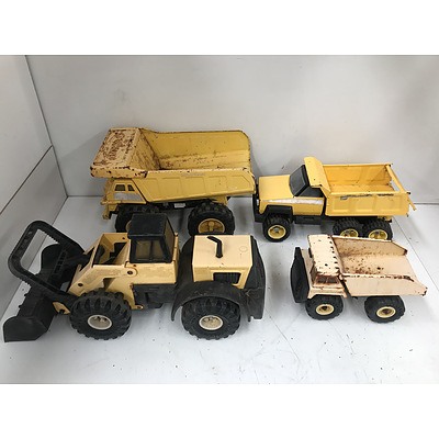 Tonka, Remco and Other Toy Trucks -Lot OF Four