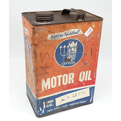 Vintage Neptune Motor Oil SAE 20/20W - Lot 1200824 | ALLBIDS