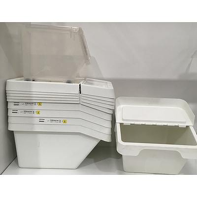 Assorted Storage Containers With Lids