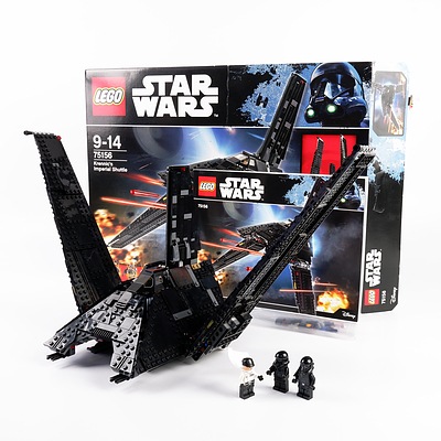 Star Wars Lego Krennic's Imperial Shuttle (75156) with Box and Booklet