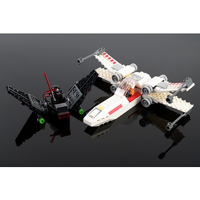 Star Wars Lego X-Wing Starfighter and Kylo Ren's Fighter