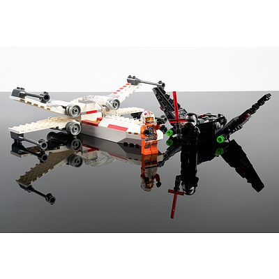 Star Wars Lego X-Wing Starfighter and Kylo Ren's Fighter