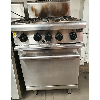 Waldorf Brand Natural gas Stainless Steel Oven/ 4 Burner cook top