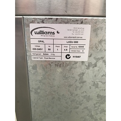 Wiliams Opal Two Door Counter Freezer