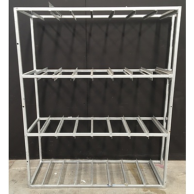 Galvanised Steel Tray Storage Rack