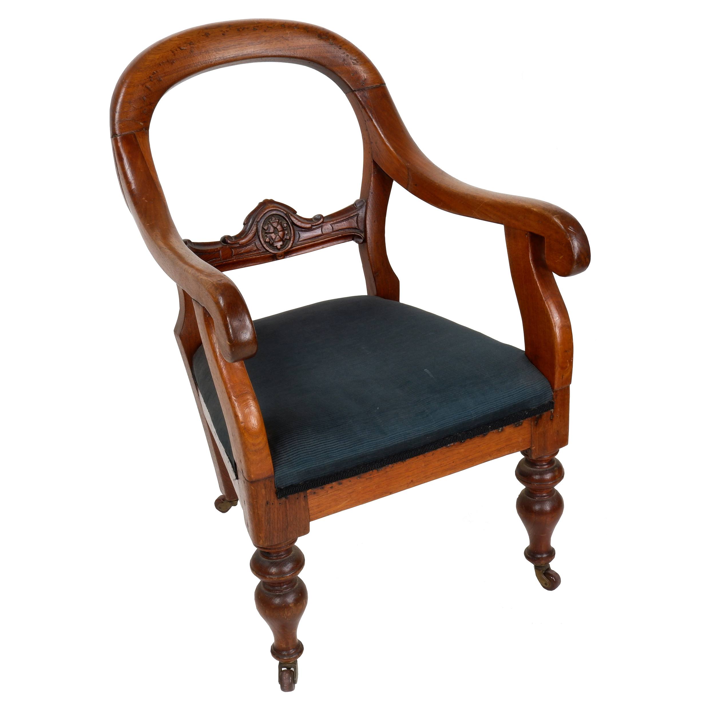 'Antique Australian Cedar Carver Chair, Late 19th Century'