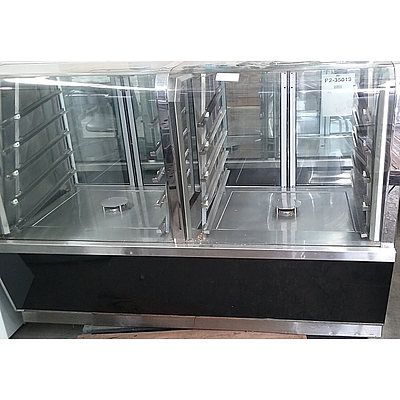 Large Glass Fronted Heated Display Cabinet