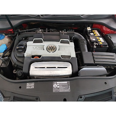 4/2007 Volkswagen Golf GT 1K 5d Hatchback Red 1.4L