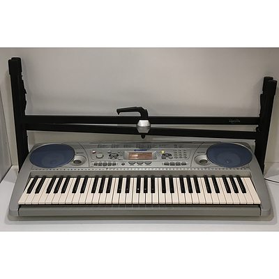Yamaha PSR-275 Electric Keyboard With Sound Art Stand