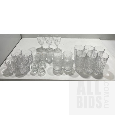 Decorative Glass's, Including Sets of Whisky Glasses & Shot Glasses