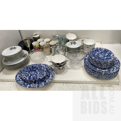 Assorted Lot of Tableware, Mugs and Other Dining Items