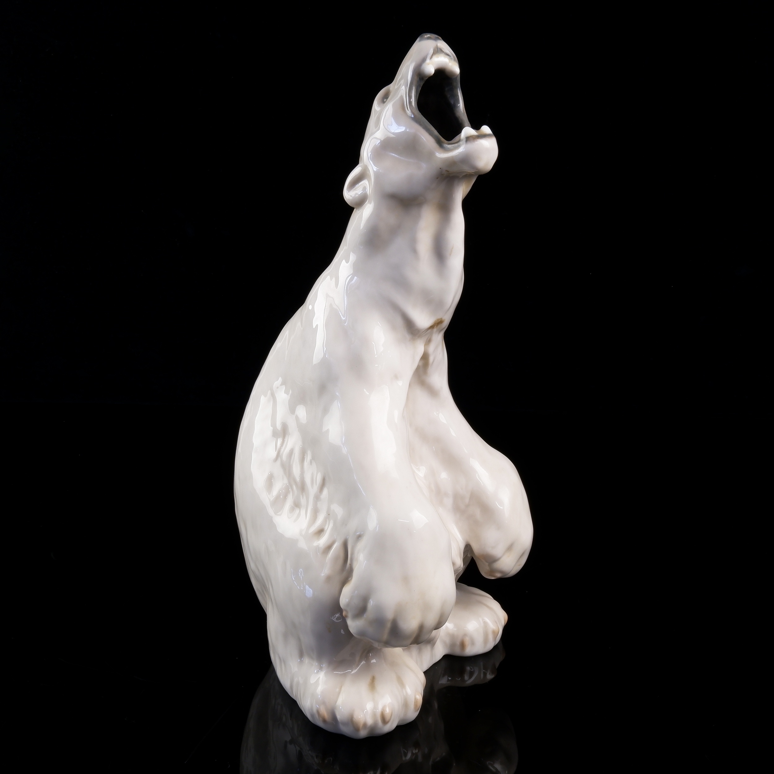 'Royal Copenhagen Polar Bear Ceramic Figure'